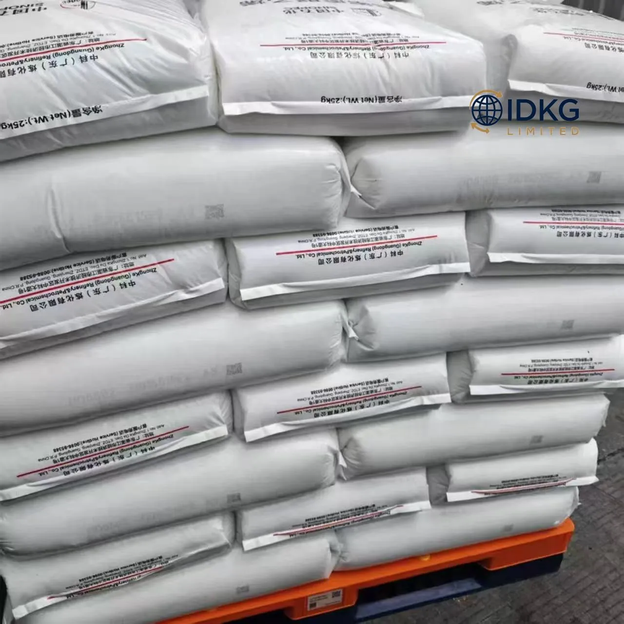 Bulk stock of K8003 PP resin in IDKG warehouse
