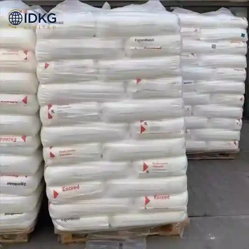 Large stock of high-clarity LLDPE 3518 resin in factory warehouse